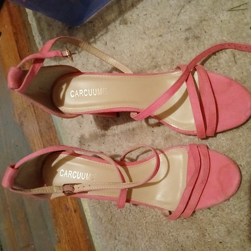 Chic Pink Heels with Sleek Ankle Strap